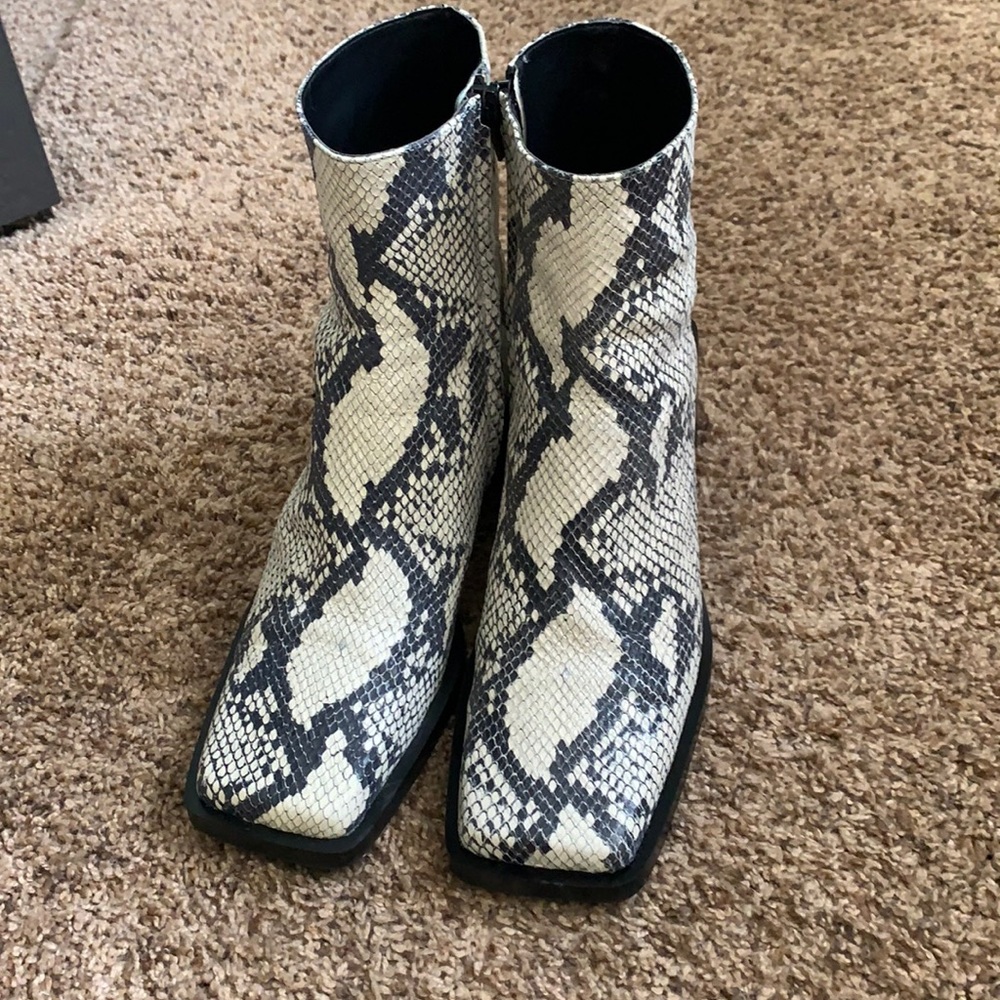 Zara booties python embossed - Picture 6 of 14